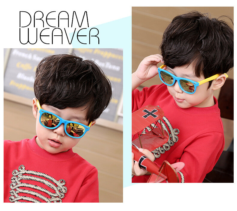 2019 nowe silikonowe okulary polaryzacyjne dla dzieci kwadratowe okulary dla chłopców i dziewcząt UV400 marka Design miękkie okulary ochronne
