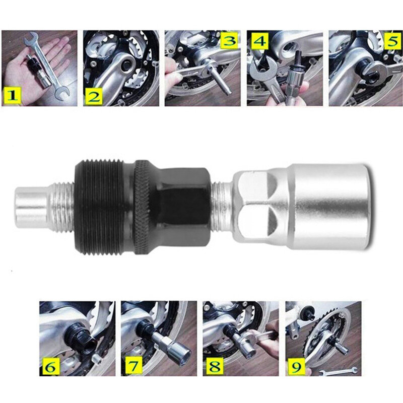 Herramientas para reparación de bicicletas MTB, para mantenimiento de cadena, removedor de volante de inercia, manivela, llave y extractor, RR7304