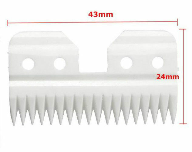 5pcs Ceramic Replacement Cutter for Most Andis Oster Wahl AG A5 Clipper Blades Hair Trimmer Beard Blade Hair Removal