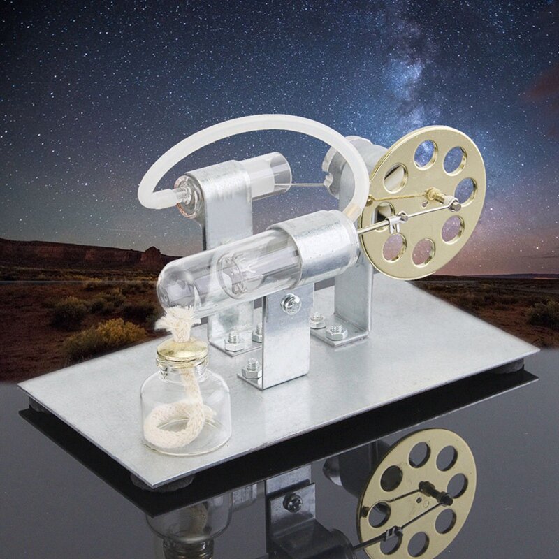 الهواء الساخن ستيرلينغ محرك نموذج مولد كهربائي محرك الفيزياء لعبة قوة البخار