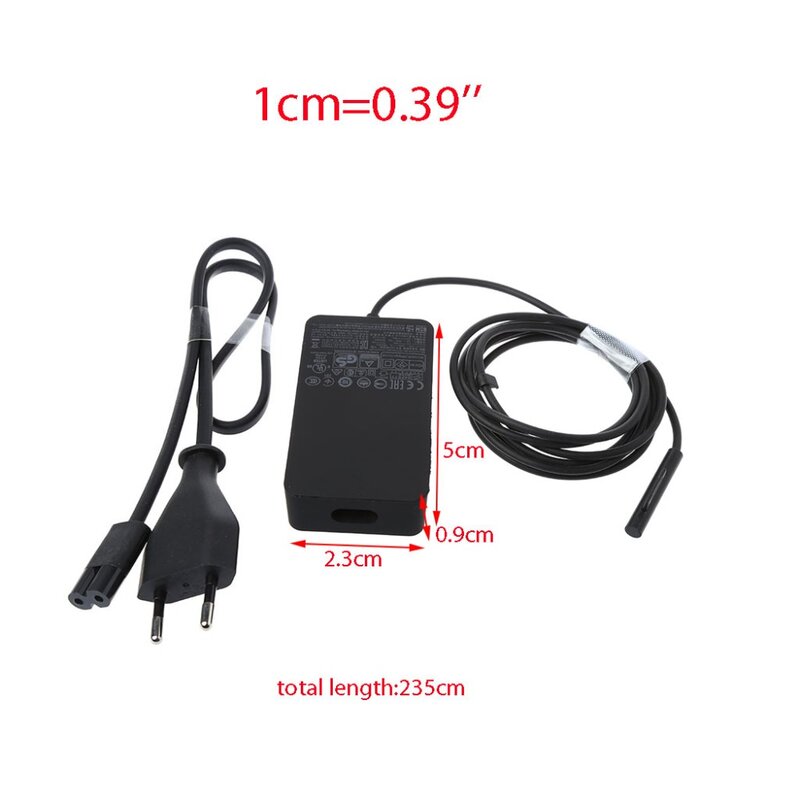 Haute qualité 12V 2.58A 36W noir AC chargeur adaptateur pour Microsoft Surface Pro 3 Pro 4 tablette chargeur EU/US Plug 10166