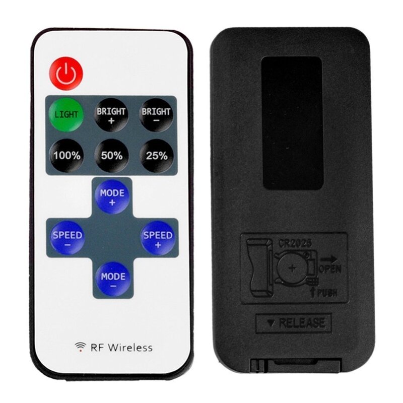 Minicontrolador remoto Led inalámbrico RF, regulador de intensidad Led para tira de luz de un solo Color SMD5050/3528/5730/5630/3014, 1 unidad
