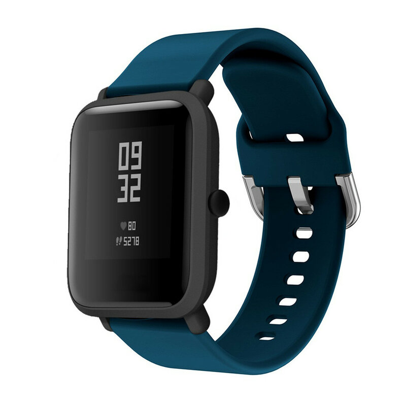 Ремешок силиконовый для наручных часов Xiaomi Huami Amazfit Bip, сменный модный спортивный мужской браслет для молодежных часов, 2019