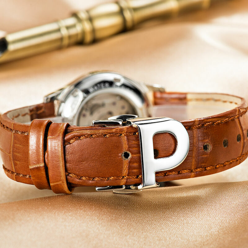 Nowe mody Parnis 26mm biała tarcza kobiety marka luksusowe zegarki mechaniczne panie szafirowe wodoodporny zegarek automatyczny 2022