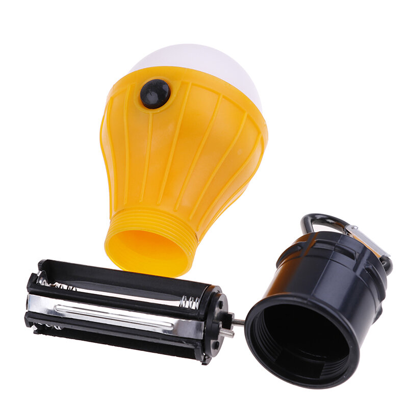Lámpara colgante para tienda de campaña de emergencia, linterna de luz de emergencia para senderismo, con 3 modos de LED, con mosquetón, ahorro de energía, para exteriores