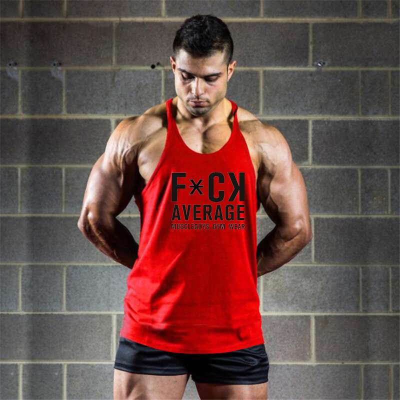 Brand Clothing Gyms Singlet Bodybuilding Tank Top Fitness Men Muscle Sleeveless Shirts Sportwear Stringer Vest Plus Size Clothes
