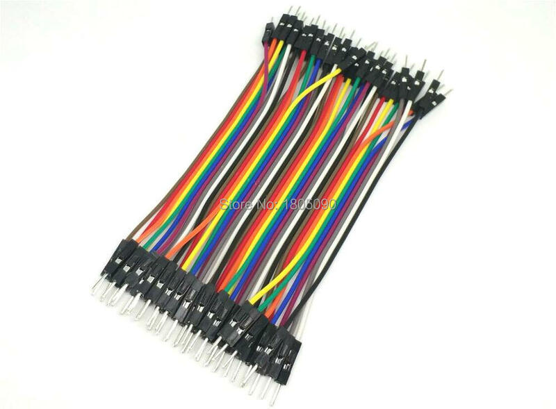 40pcs/lot 10cm 40P 2.54mm dupont cable jumper wire dupont line male to male dupont line free shipping