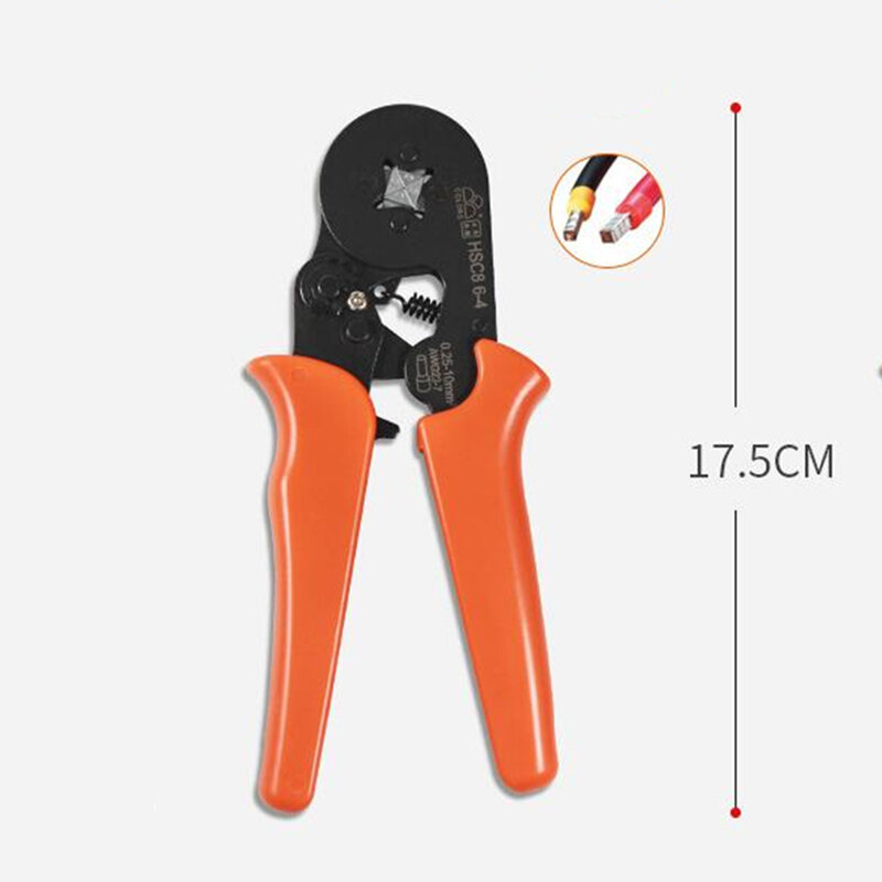 Multi-verwenden 0,25-6mm HSC8 6-4 Selbst-anpassung Crimpen Zange AWG 24 - 10 für Kabel Ende Ärmeln Aderendhülsen Crimpen Werkzeug Draht Stripper