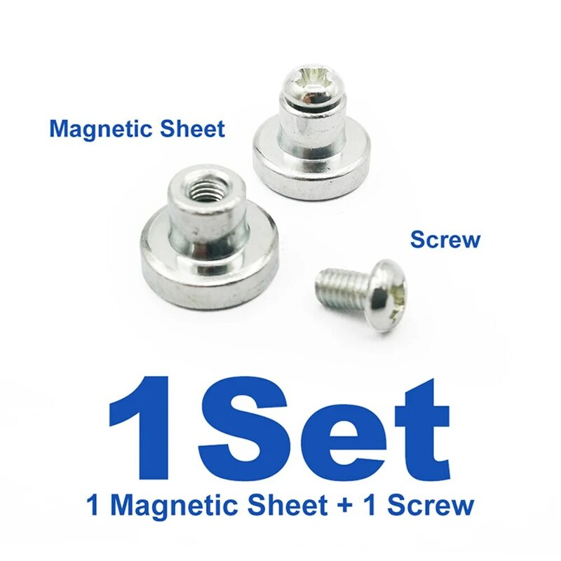 Colonne magnétique M3 H:8-10mm, vis magnétique pour montage de plafonnier, Kits d'aimants pour plaque de montage de lampe, 10 lots