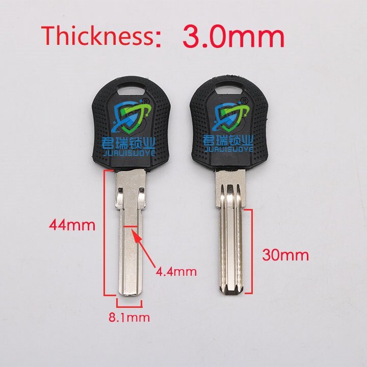 JF100 Anti-theft door key embryo Home magnetic Key Blade Replacement Length(10pcs) Free Shipping