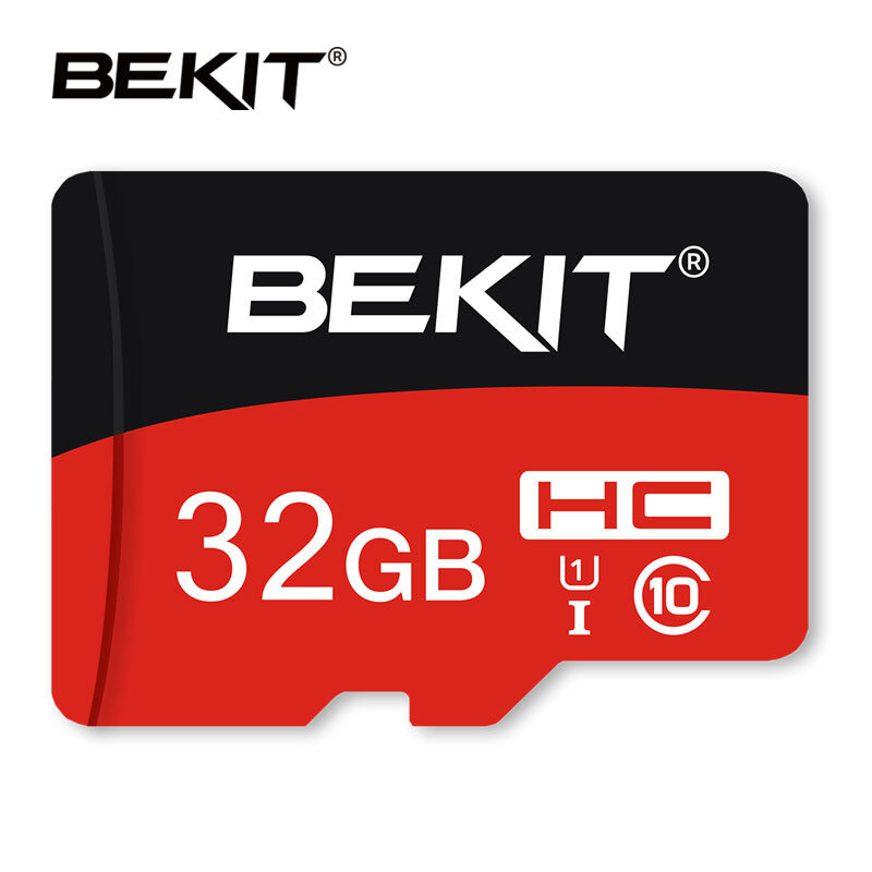 Bekit-cartão de memória tf/sd, sdxc, sdhc, classe 10, 32gb, 64gb, 128gb, 256gb, 16gb, 8gb, 100% original
