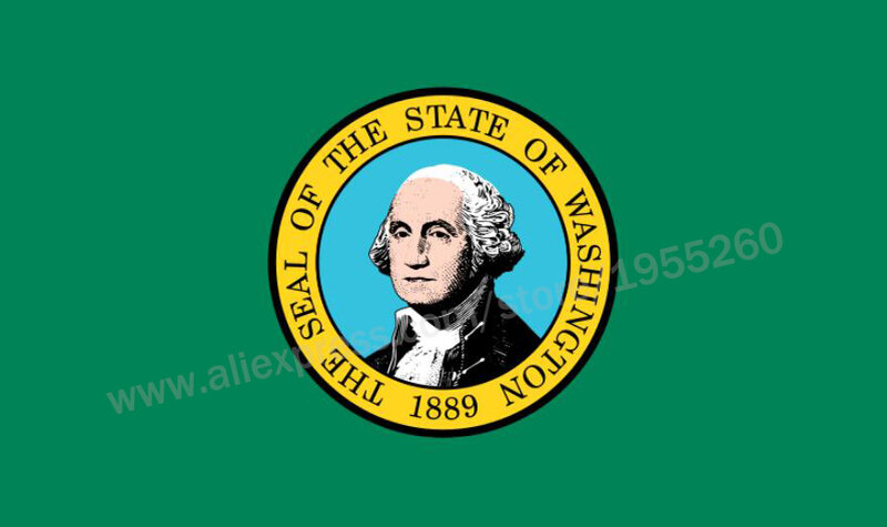 واشنطن العلم 3x5 FT 90x150 cm الولايات المتحدة الأمريكية المتحدة الأعلام لافتات