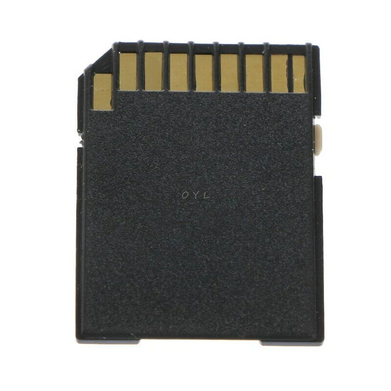 محول بطاقة ذاكرة Micro SD ، محول بطاقة ذاكرة TF إلى SD SDHC ، أسود ، 10 قطعة
