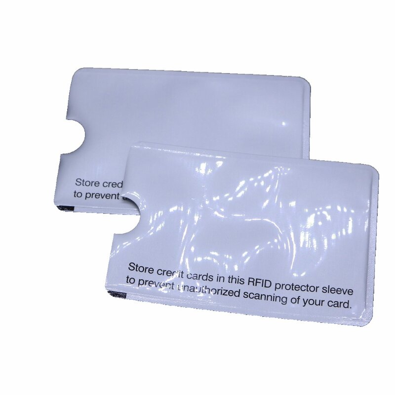 Carte de sécurité RFID à manchon blindé, Protection de carte IC 13.56mhz, NFC, empêche le balayage non autorisé