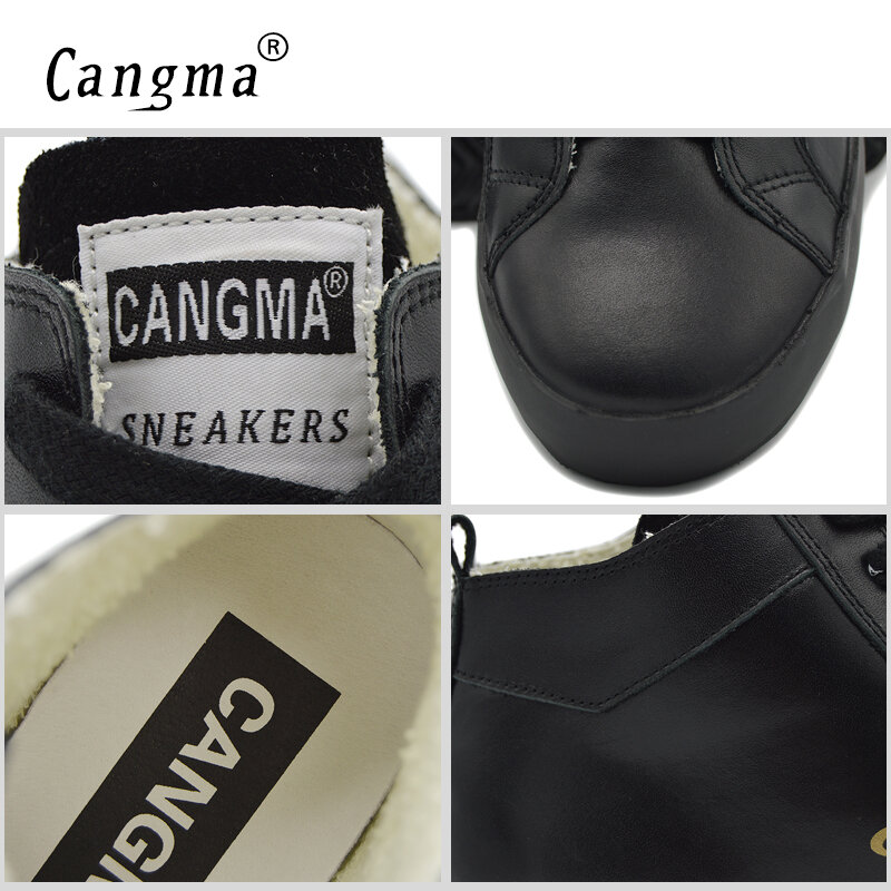 Custom Name Logo Designer Women Men Sneakers Genuine Leather Casual Shoes CMM002