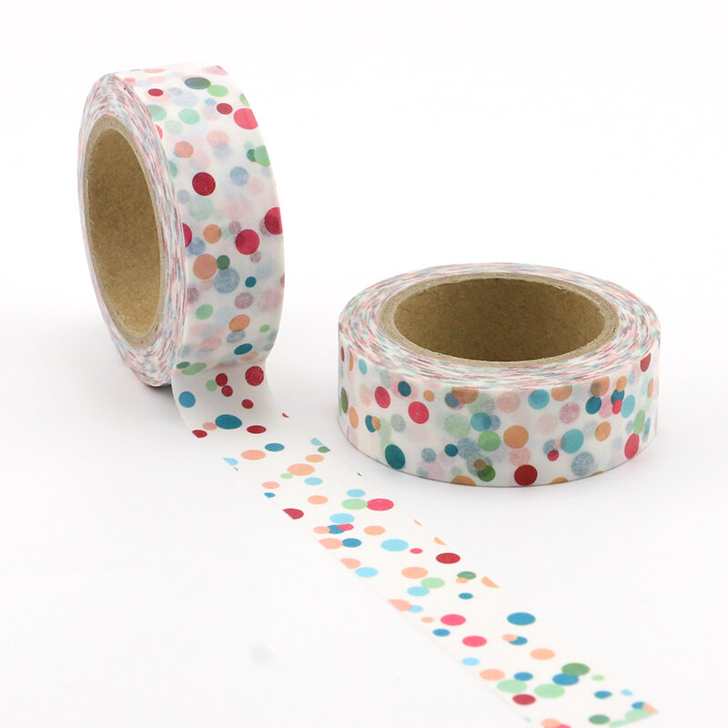 Cinta washi de 1,5mm x 10m, para decoración, DIY, para álbum de recortes