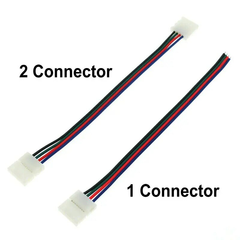 Connecteur de bande LED RGB 4pin 10mm connecteur de soudage gratuit 5 pièces/lot.