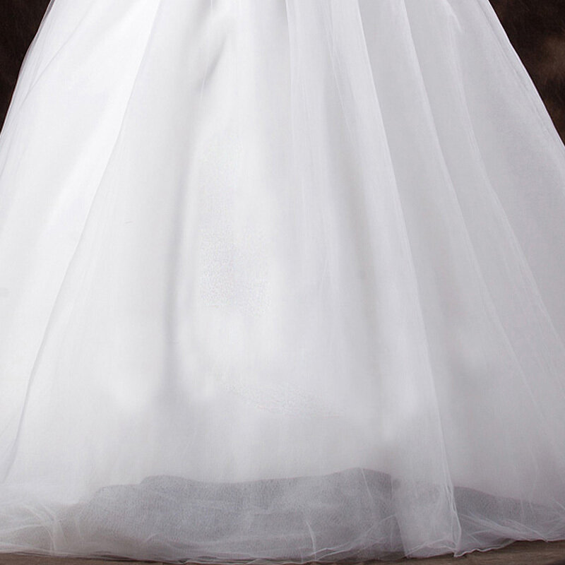 LAMYA-vestido de novia con cola de corte, vestido de novia de encaje de Organza, sin tirantes, Vintage, celebridad, barato, 2022