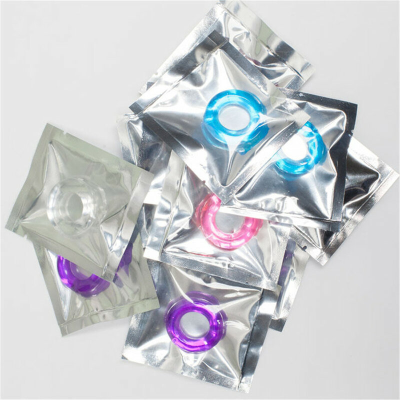 Anéis penianos silicone masculino, 5 peças brinquedos sexuais eróticos para homens baratas produtos sexuais bdsm sexo