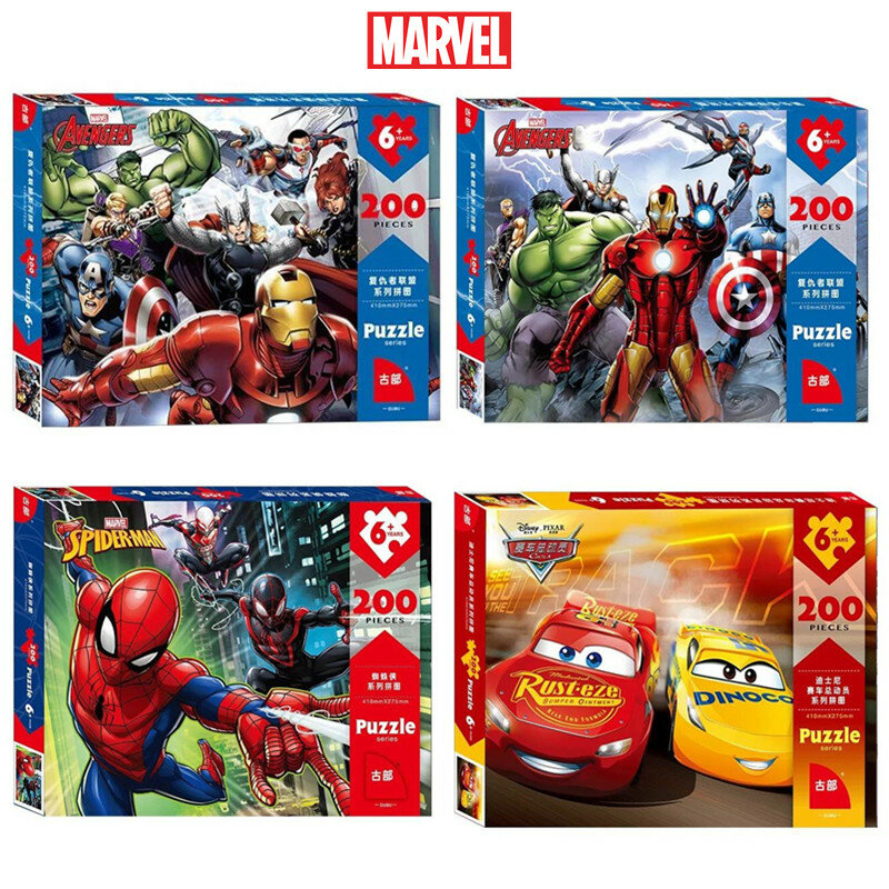 Disney Toy Story  Spider-Man Puzzle 200 Pieces Super Heroes Puzzle Games Adults Teenagers Kids Childen Toys Children's gift