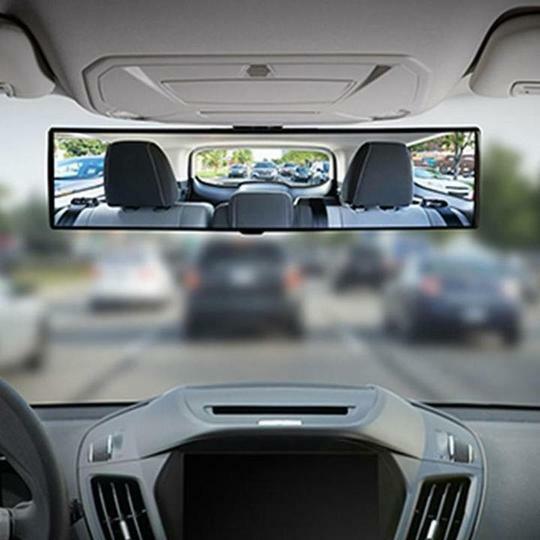Specchietto retrovisore allargato senza specchietto retrovisore grande antiriflesso specchietto retrovisore per auto angolo panoramico telaio interno per auto