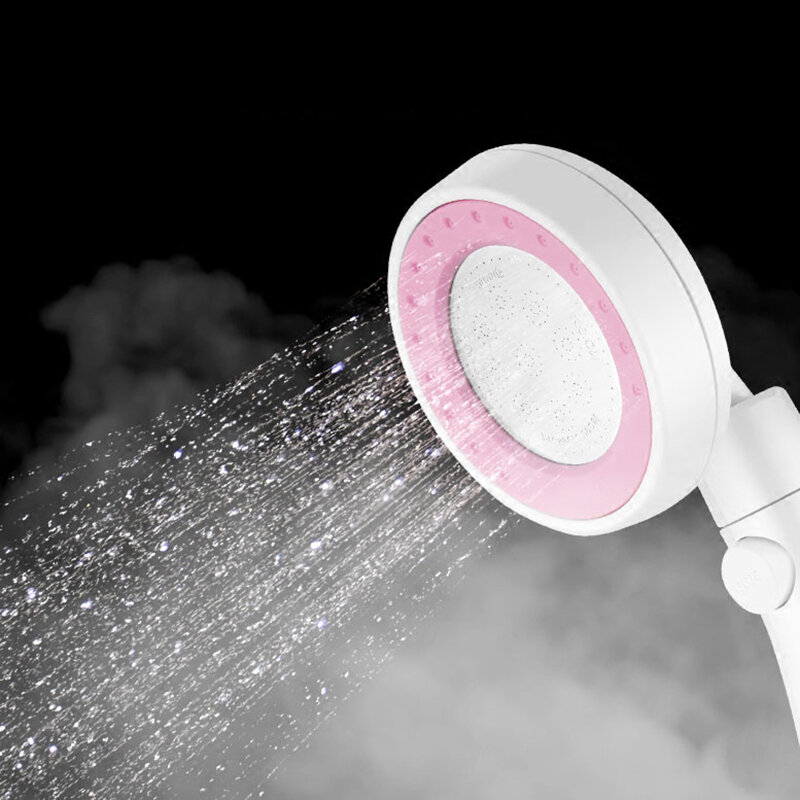 1Pcs HOT Supercharged Shower One Button Water Stop Nozzle Shower Head Shower Head Shower Hand Shower