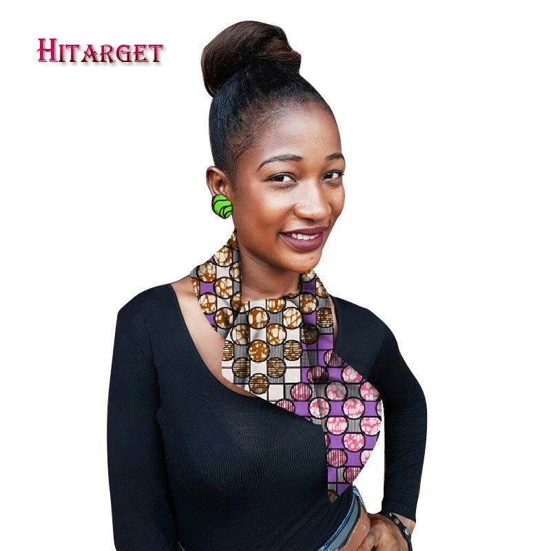Collier imprimé africain rétro Ankara, accessoires de collier détachables faits à la main, ras du cou pour femmes, déclaration WYB60