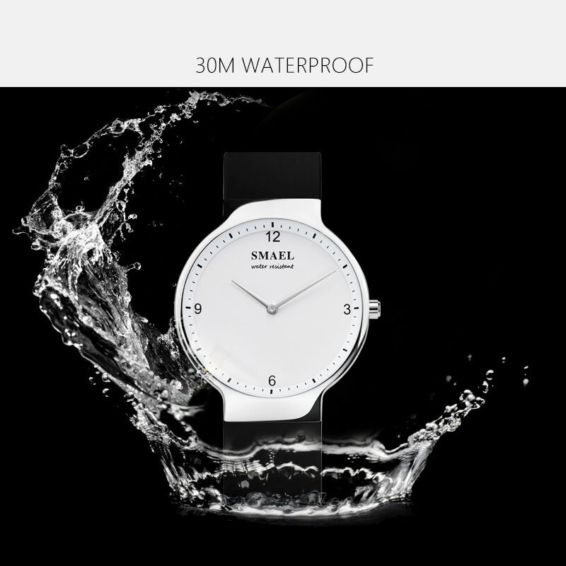 Smael Minnaar Paar Horloges Klok Vrouwen Digitale Horloge Mannen Waterdicht Paar Horloge Met Datum 1835 Goud Quartz Horloges Siliconen
