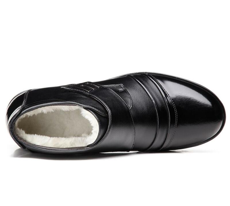 2020 inverno novos homens botas de neve de couro genuíno protetor e resistente ao desgaste sola masculina botas quentes confortáveis walking bottes