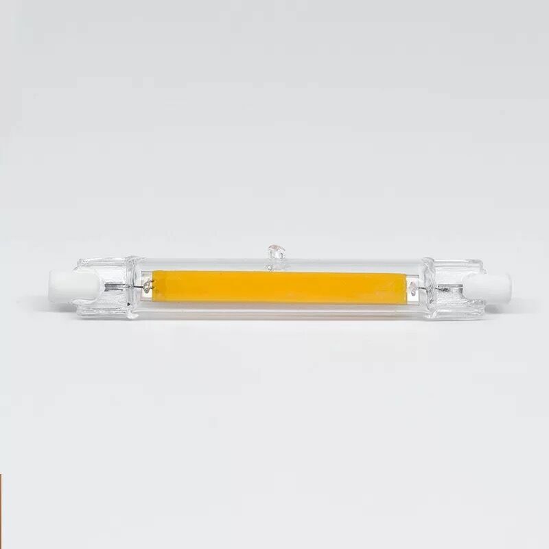 Lâmpada led regulável r7s, 78mm, 5w, 118mm, 10w, vidro, r7s, j78, j118 rx7s lâmpada de halogênio 220-240v
