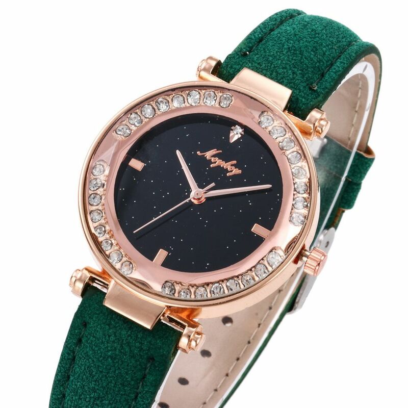 2020 새로운 여성 시계 라인 석 럭셔리 레이디 손목 시계 가죽 패션 인과 드레스 시계 여성 쿼츠 시계 팔찌 시계