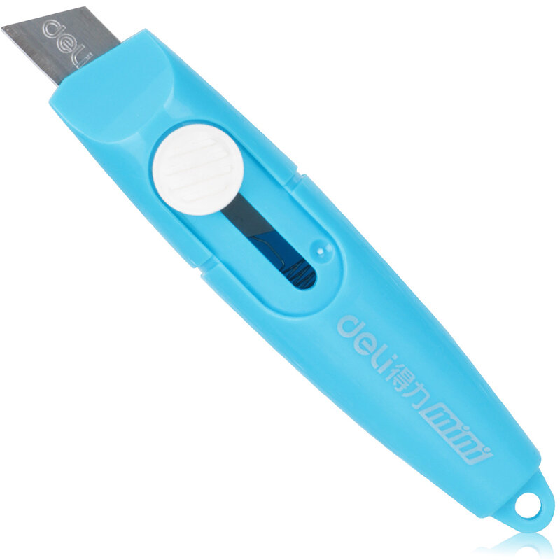1pc Tragbare Kawaii Mini Utility Messer Papier Cutter für Papier Box Brief Opener kinder Hausgemachte Werkzeuge Sichere Versenkbare schreibwaren
