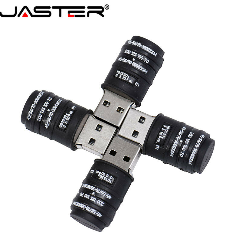 Jaster логотип Оптовая продажа цифровой одиночный объектив Reflex 2,0 usb флэш-накопитель камера ручка привод 4 ГБ 16 ГБ 32 ГБ 64 Гб силиконовая Флешка ...