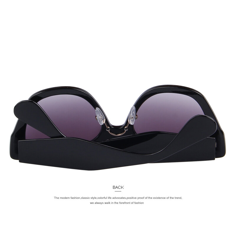 فراشة ماركة نظارات نظارات شمس أنيقة النساء القط العين نظارات الشمس عالية الجودة Oculos UV400