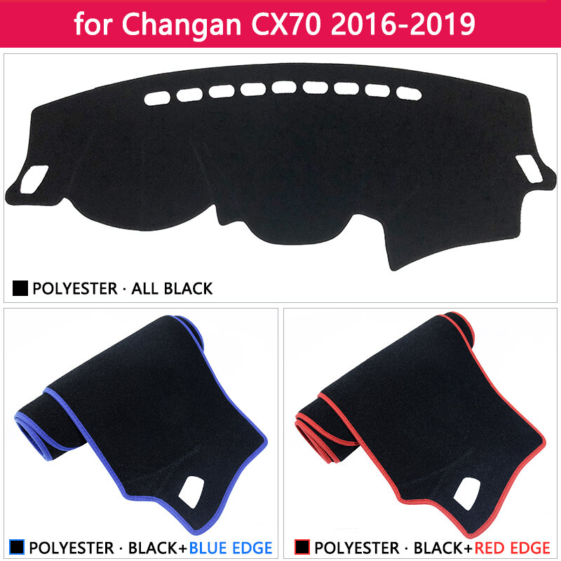 Para Changan CX70 2016, 2017, 2018, 2019 Anti-Slip Mat panel de sombrilla salpicadero proteger Anti-UV Dash alfombra del coche accesorios