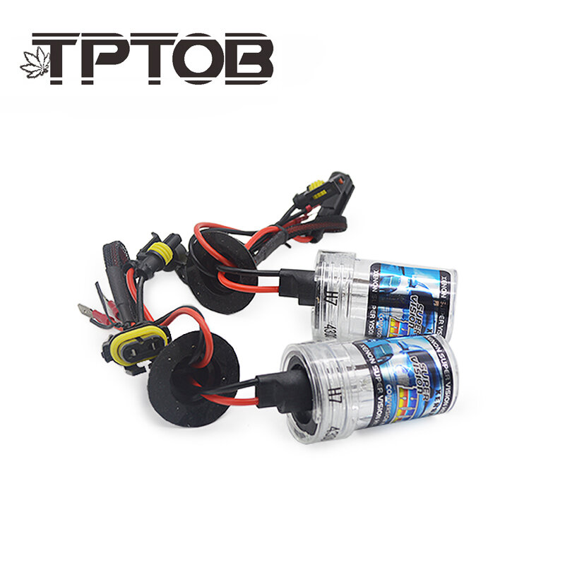 TPTOB-lámpara de xenón para coche/Moto, faro antiniebla de 12V, 24V, 35W, H1, H3, H7, H8, H9, H11, 9005, 9006, 3000, 4300k, 6000k, 8000k