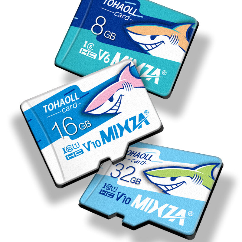 MIXZA HYการ์ดหน่วยความจำ256GB 128GB 64GB U3 80เมกะไบต์/วินาที32GB Micro Sd Card Class10 UHS-1การ์ดหน่วยความจำMicrosd TF/SDการ์ด