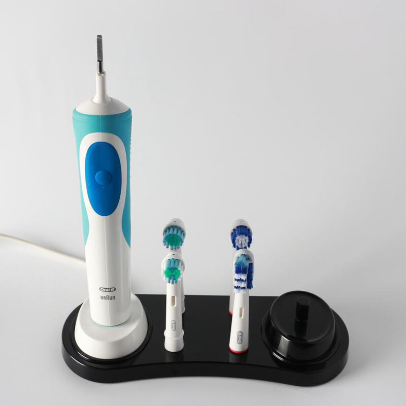 電気歯ブラシホルダー Oral B 電動歯ブラシ用ケース白または黒ヘッドキャップ (スーツ 3757 D12 d20 D16 D10 D36)