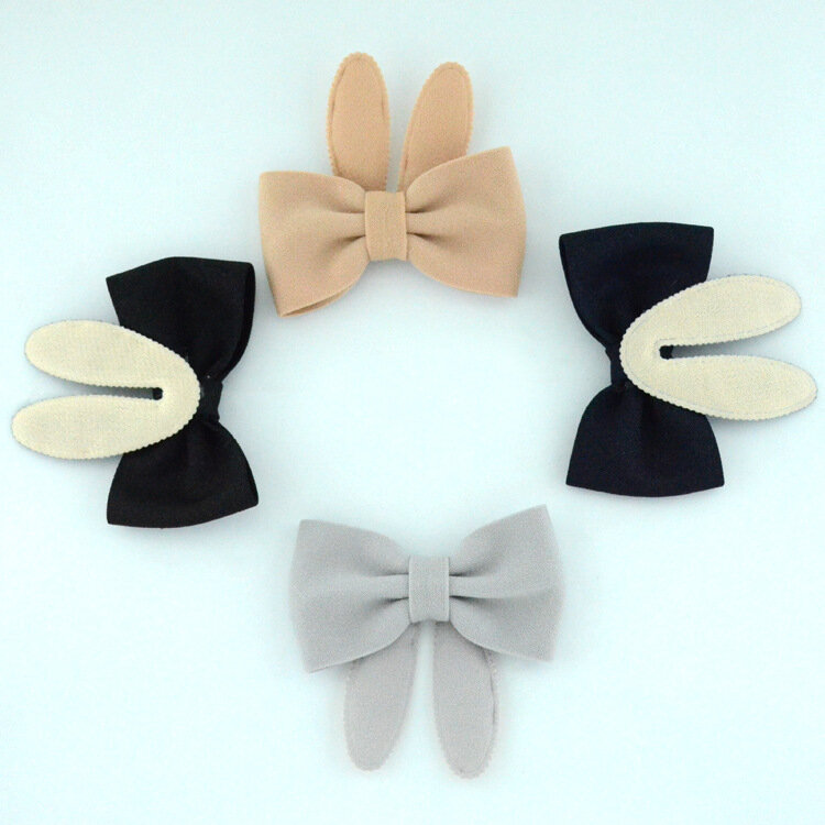 Baru 5 Pcs/lot Handmade Busur Tiga Dimensi Telinga Kelinci untuk Diy Bulang Pakaian dan Topi Aksesoris
