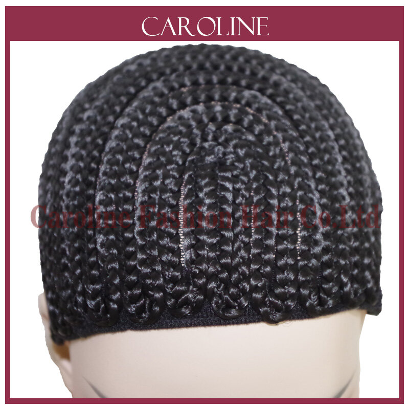 Capa de peruca de milho para fazer perucas com alça ajustável trançada, produtos de cabelo rosa, rede de cabelo feminina easycap 6039