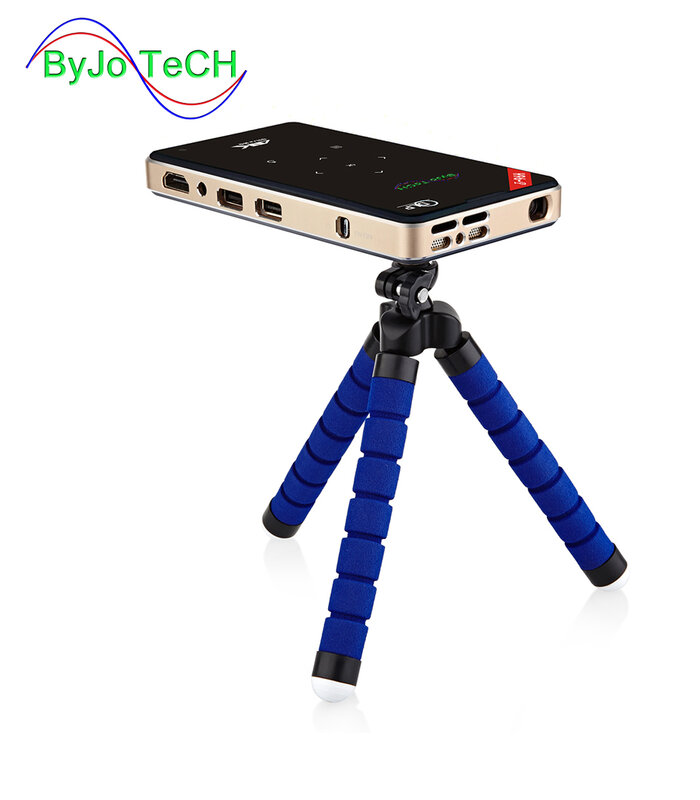ByJoTeCH H96-P プロジェクター 1 グラム 8 グラムまたは 2 グラム 16 グラムミニポータブルポケットプロジェクター DLP プロジェクター Android proyector ホームシアターシステム H96p