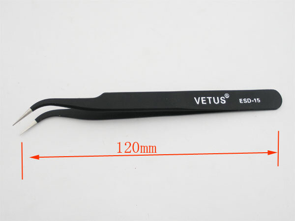 Zuczug vetus-10 de 1112131415 pinças antiestáticas avançadas pinças de aço inoxidável de precisão pinças de mão eletrônica