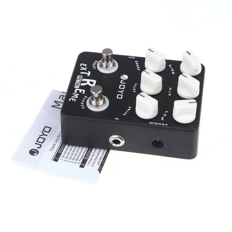 JOYO JF-17 Extreme Metal Guitar Effect Pedal Distortion Aluminum Alloy Strong Low Frequency Clear Effects Guitar Accessories