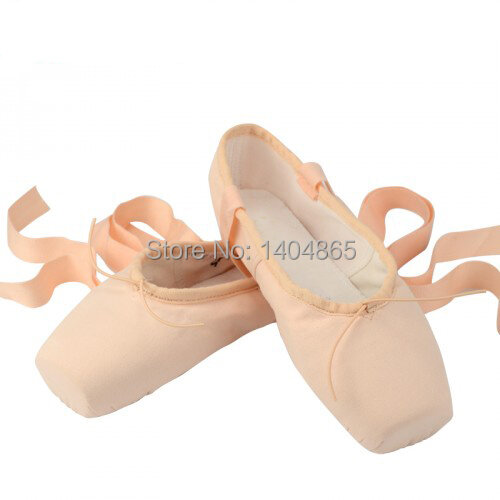 KEEWOODANCE ホット販売バレエシューズダンスシューズピンクサテンとピンクキャンバスレディース靴