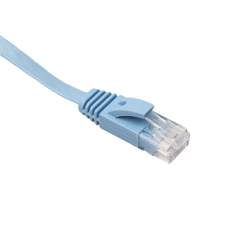 Para computadora enrutador portátil CAT6 Ethernet Cable plano RJ45 Lan Cable de red Ethernet de la categoría 6 gigabit plana cable de red
