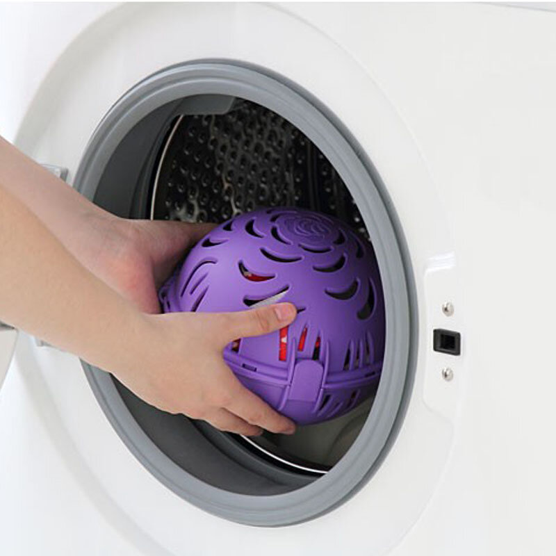 1 個の有用なバブルバストダブルボールセーバー洗濯ブラジャーランドリーウォッシュ洗濯ボールを維持するための服クリーニングツール