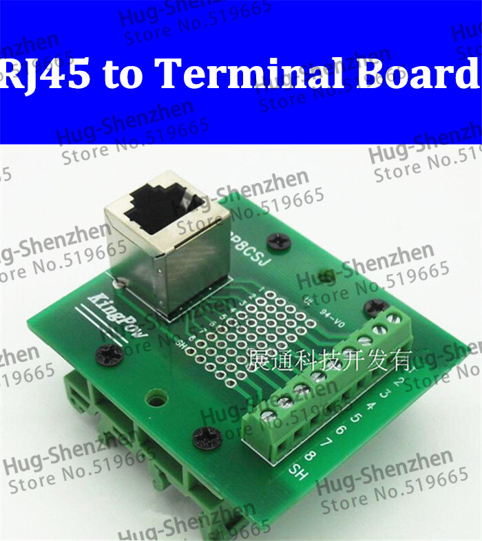 Adaptador de interfaz de red RJ45-M1-02 RJ45 a terminal, terminales de cable, BRK8P8CSJ