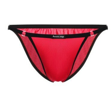 Howe ray lingerie sexy masculina, venda quente! roupa íntima de seda sólida gelo para homens, transparente respirável gays