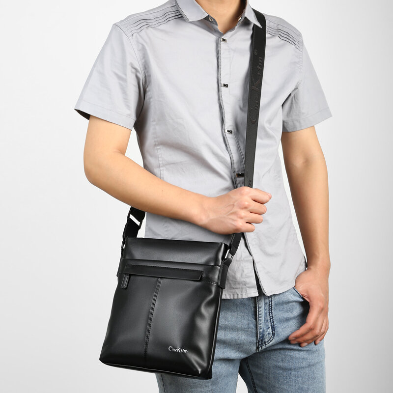 New Design Men's Shoulder Bag Casual Crossbody Bag Male Messenger Bag Soft Handbag Travel Bag for Man