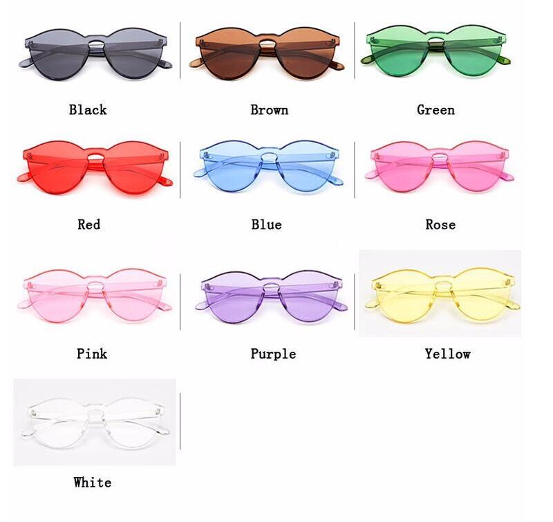 Lunettes de soleil yeux de chat pour femmes, tendance, marque de luxe, verres de styliste intégrés, couleur bonbon, UV400